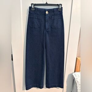 Maeve The Collette Sparkle Crop Wide Leg Jean 24P